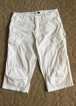 Бриджи белые натуральные размер l-xl (48-50)