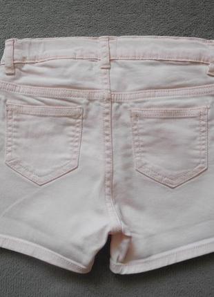 Прекрасные шорты h&amp;m, нежно розовые, 110,116, 122 размер4 фото