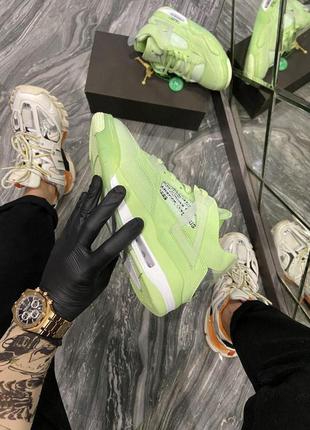 Мужские кросовки nike air jordan 4 neon green,кроссовки найк джордан 4 зелёный3 фото