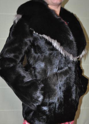 Зимняя меховая шуба полушубок3 фото
