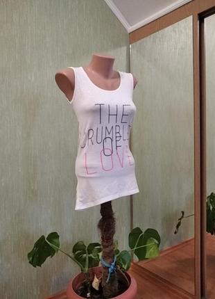 Майка белая