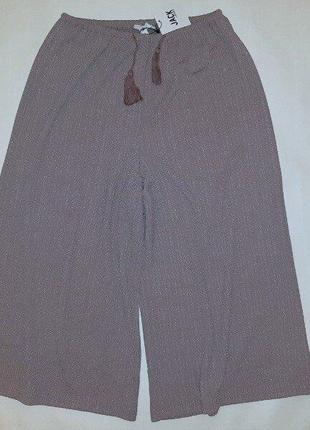 Легкие штаны брюки кюлоты jack by bb dakota размер м-l3 фото