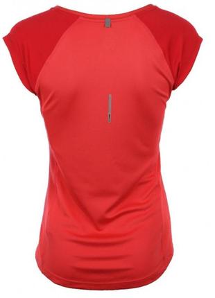 Женская футболка с короткими рукавами и v-образным вырезом nike miler3 фото