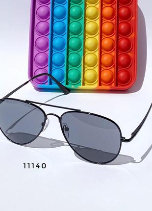 Дитячі сонцезахисні окуляри + pop it в подарунок к. 111402 фото