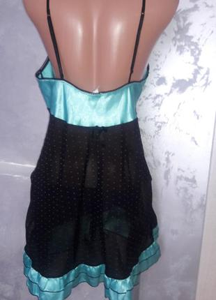 Пеньюар ночнушка платье для сна сеточка h&m2 фото