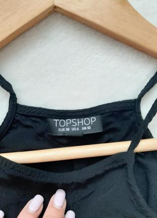 Чорний топ topshop3 фото