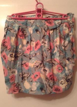 Юбка atmosphere летняя стильная с бантом