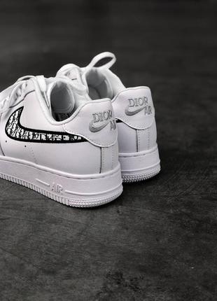 Мужские кроссовки nike air force 1 x dior3 фото