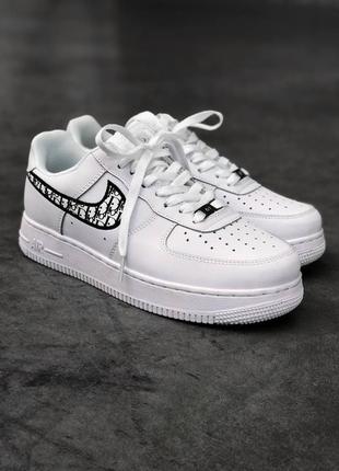 Мужские кроссовки nike air force 1 x dior