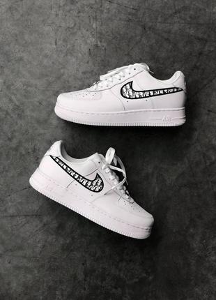 Мужские кроссовки nike air force 1 x dior5 фото