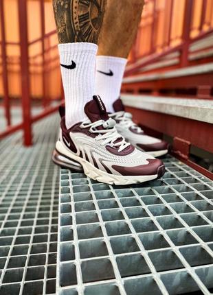 Мужские кроссовки nike air max 270 react eng скидка 42, 43 размер sale5 фото