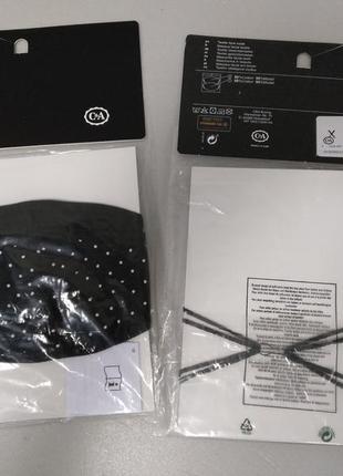 Маска бавовна комплект 2шт c&a німеччина європа фірмова оригінальна бренд