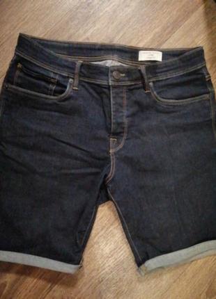 Джинсовые бриджи indigo