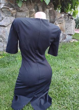 Идеальное черное класическое платье5 фото
