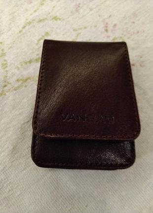 Футляр на пояс, кошелек, борсетка, натуральная кожа, для карточек, удостоверений,...