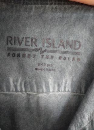 Рубашка  на мальчика 11-12 лет рост 152. river island3 фото