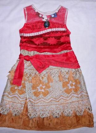 Платье disney моанна moana