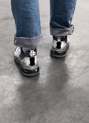 Мужские кроссовки nike air max 270 react x travis scott grey7 фото