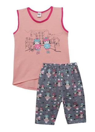 Комплект, костюм футболка и бриджи 110-116 см.