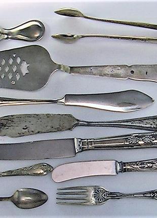 Ложки вилки ножи европа разные3 фото