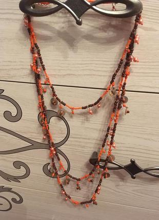 Ожерелье колье бусы винтаж