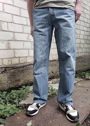 Джинсы трубы классические прямой крой polo ralph lauren original w31 l32 (пот41)