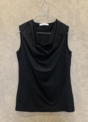 Трикотажный топ майка премиум бренда fabiana filippi, италия. оригинал. размер ит. 40, xs-s.