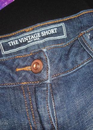 Шорти жіночі джинсові розмір 42-44 / 8 сині стрейчеві3 фото