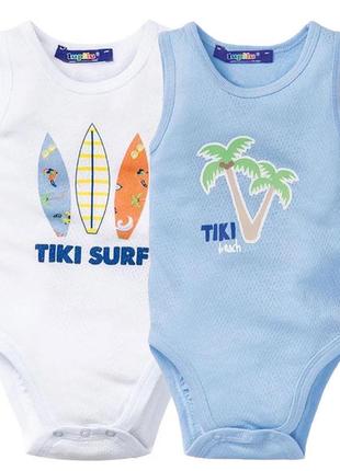 Lupilu набор котоновых бодиков с перфорацией р.2-6 м