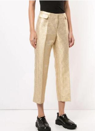 Шикарні брючки h&m,з ефектом "металік "