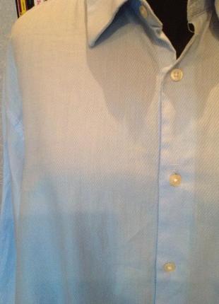 Рубашка в тонкую косую полоску бренда c&a, р. 58-606 фото