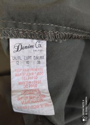 Нова жіноча сорочка без рукавів в стилі "мілітарі" бренд "denim co"10 фото