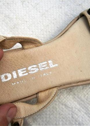 Босоніжки diesel оригінал натуральна шкіра, made in italy2 фото