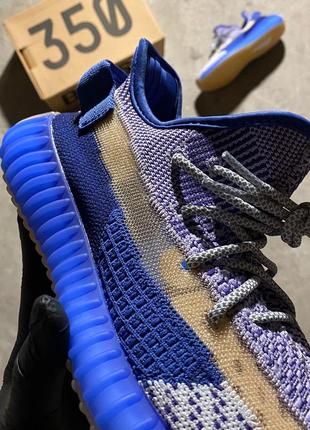 Женские кроссовки adidas yeezy boost 350 v2 blue,кроссовки адидас изи буст 350 синий унисекс4 фото