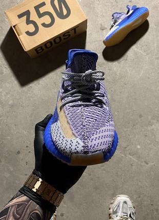 Женские кроссовки adidas yeezy boost 350 v2 blue,кроссовки адидас изи буст 350 синий унисекс5 фото