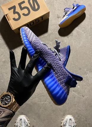 Женские кроссовки adidas yeezy boost 350 v2 blue,кроссовки адидас изи буст 350 синий унисекс3 фото