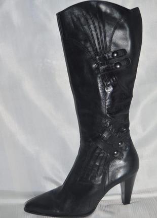 Чоботи демисезон шкіра marco tozzi розмір 38 39, сапоги кожа