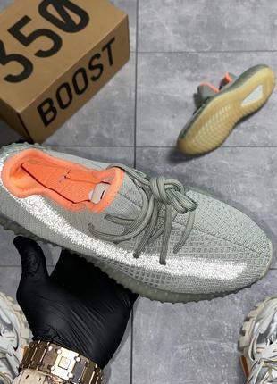 Женские кроссовки adidas yeezy boost 350 v2 desert sage,кроссовки адидас изи буст 350 серый унисекс2 фото