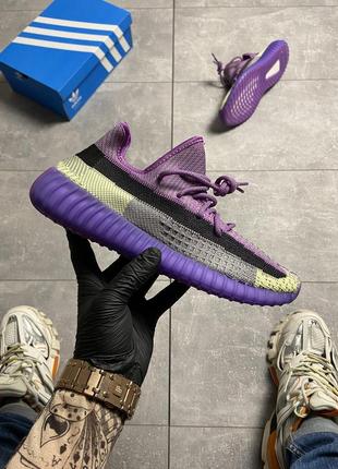 Жіночі кросівки adidas yeezy boost 350 v2 yeshaya,кросівки адідас ізі буст 350 йешая фіолетовий сітка