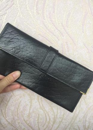 Винтажный кожаный кошелёк