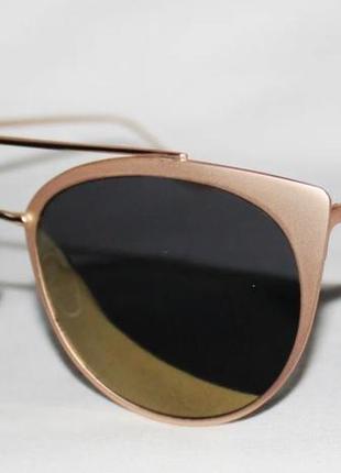 Очки кошечки 1848 зеркальные, кошачий глаз