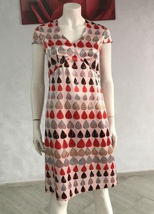 Сacharel шелковистое платье в капельки xs7 фото