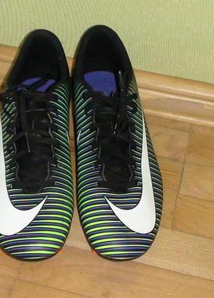 Nike mercurial vortex 3 fg - футбольні бутси копачки стоноги2 фото