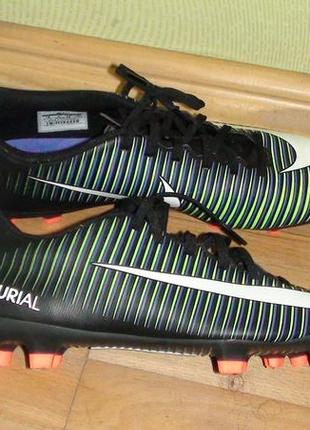 Nike mercurial vortex 3 fg - футбольні бутси копачки стоноги3 фото