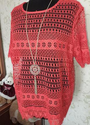 Блуза плотное кружево 2