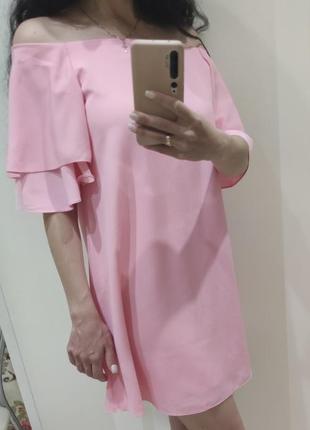 Zara платье розового цвета xs s m