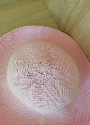 Шляпа, панама розовая5 фото