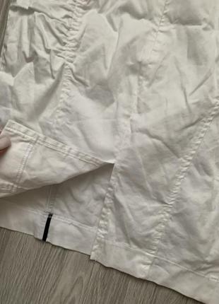 Летняя белая юбка карандаш высокая посадка 8 - размер4 фото
