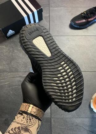 Мужские кроссовки adidas yeezy boost 350 v2 black blue camo,кроссовки адидас изи буст 350 камуфляж чёрный6 фото