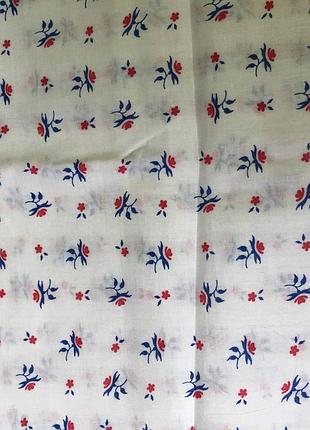 Натуральна ніжна тканина часів срср /батист /виробництво індія